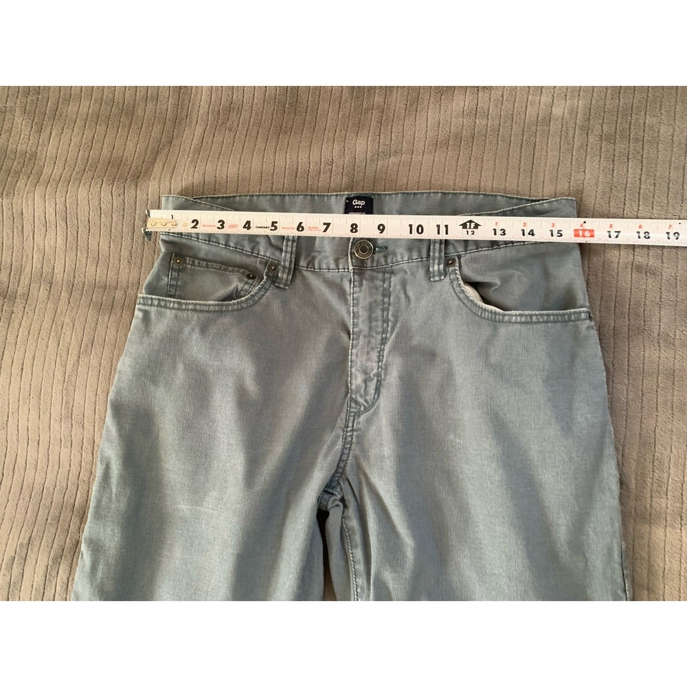 Gap Denim Jeans Mens 32x32 Gray Slate‎ Cotton Straight Fit - Picture 4 of 11